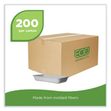 Eco-Products® WorldView Renewable Sugarcane Containers, 10 x 4 x 7, White, 200/Carton (ECOEPSCRC107) Case of 200