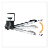 Kantek Desk Clamp Five-Position Tilting Keyboard Tray, 26.8" x 11.1, Black (KTKKT175) Each