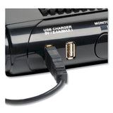 Tripp Lite Isobar Surge Protector, 6 AC Outlets/2 USB Ports, 8 ft Cord, 3,150 J, Black (TRPMT6PLUS) Each