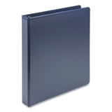 Samsill® Earth's Choice Plant-Based BOHO D-Ring View Binders, 1" Capacity, 11 x 8.5, Indigo, 2/Pack (SAMU69341) Pack of 2