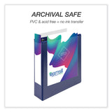 Samsill® Durable D-Ring View Binders, 3 Rings, 2" Capacity, 11 x 8.5, Black/Blue/Green/Red, 4/Pack (SAMMP46468) Pack of 4