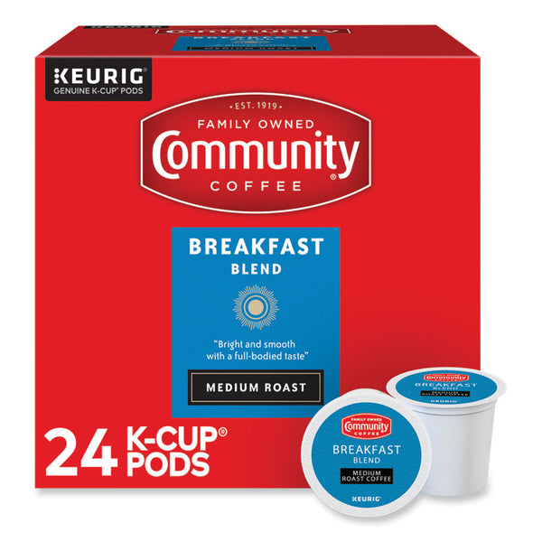Community Coffee® Breakfast Blend K-Cup, 24/Box (GMT6406CC)