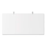 Alera® Modern Teacher Series Pedestal Desk, Left-Side Pedestal: Box/Box/File, 60" x 24" x 28.75", White/Silver (ALEMSD6024WH) Each