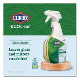 Clorox® Clorox Pro EcoClean Glass Cleaner, Unscented, 32 oz Spray Bottle, 9/Carton (CLO60277CT) Case of 9