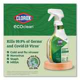 Clorox® Clorox Pro EcoClean Disinfecting Cleaner, Unscented, 128 oz Refill Bottle, 4/Carton (CLO60094CT) Case of 4