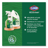 Clorox® Clorox Pro EcoClean Disinfecting Cleaner, Unscented, 128 oz Refill Bottle, 4/Carton (CLO60094CT) Case of 4