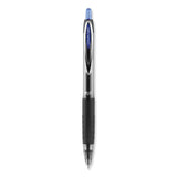 uniball® Signo 207 Needle Point Gel Pen, Retractable, Medium 0.7 mm, Blue Ink, Clear/Black/Blue Barrel, Dozen (UBC1736098) 1 Dozen