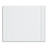 Universal® Quad Rule Composition Book, Quadrille Rule (4 sq/in), Black Marble Cover, (100) 9.75 x 7.5 Sheets (UNV20950) Each