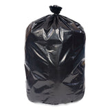 Pitt Plastics Eco Strong Can Liners, 60 gal, 1.35 mil, 38" x 58", Black, Perforated Roll, 100/Carton (PITEC385812K) Case of 100