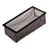deflecto® Register Nets, 4 x 10 x 0.1, Black (DEFRFN104) Each