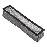 deflecto® Register Nets, 4 x 12 x 0.1, Black (DEFRFN124) Each
