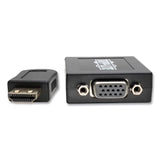 Tripp Lite HDMI to VGA with Audio Converter Cable, 6", Black (TRPP13106N) Each