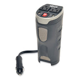 Tripp Lite PowerVerter Ultra-Compact Car Inverter, 200 W, Two AC Outlets/Two USB Ports (TRPPV200CUSB) Each
