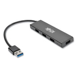 Tripp Lite Ultra-Slim Portable USB 3.0 SuperSpeed Hub, 4 Ports, Black (TRPU360004SLIM) Each
