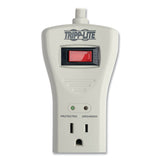 Tripp Lite Protect It! Surge Protector, 7 AC Outlets, 7 ft Cord, 2,160 J, Light Gray (TRPSUPER7) Each