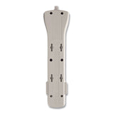 Tripp Lite Protect It! Surge Protector, 7 AC Outlets, 15 ft Cord, 2,520 J, Light Gray (TRPSUPER7TEL15) Each