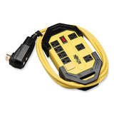 Tripp Lite Power It! Safety Power Strip with GFCI Plug, 8 Outlets, 12 ft Cord, Yellow/Black (TRPTLM812GF) Each