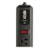 Tripp Lite Protect It! Surge Protector, 7 AC Outlets, 4 ft Cord, 1,080 J, Black (TRPTLP74RB) Each