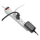 Tripp Lite Protect It! Home Computer Surge Protector, 6 AC Outlets, 2 ft Cord, 180 J, Light Gray (TRPTLP602) Each