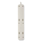 Tripp Lite Protect It! Surge Protector, 6 AC Outlets, 6 ft Cord, 790 J, Light Gray (TRPTLP606) Each