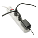 Tripp Lite Protect It! Surge Protector, 6 AC Outlets, 6 ft Cord, 790 J, Light Gray (TRPTLP606) Each