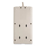Tripp Lite Protect It! Surge Protector, 8 AC Outlets, 25 ft Cord, 1,440 J, Light Gray (TRPTLP825) Each