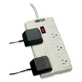 Tripp Lite Protect It! Surge Protector, 8 AC Outlets, 25 ft Cord, 1,440 J, Light Gray (TRPTLP825) Each