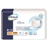 TENA® Classic Unisex Adult Absorbent Underwear Pull On with Tear Away Seams Medium Disposable Moderate Absorbency (959415_CS) 80/CS