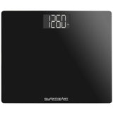Veridian® Floor Scale Digital Display 438 lbs. / 199 kg Capacity Black Battery Operated (1246878_EA) 1/EA