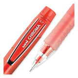 uniball® Chroma Mechanical Pencil, 0.7 mm, HB (#2), Black Lead, Red Barrel, Dozen (UBC70135) 1 Dozen