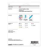 uniball® Jetstream Elements Hybrid Gel Pen, Retractable, Medium 1 mm, Assorted Ink and Barrel Colors, 12/Pack (UBC70171) Pack of 12