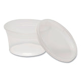 GEN Plastic Deli Container with Lid, 12 oz, Clear, Plastic, 240/Carton (GENDELI12OZ) Case of 240