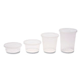 GEN Plastic Deli Container with Lid, 8 oz, Clear, Plastic, 240/Carton (GENDELI8OZ) Case of 240