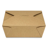 GEN Reclosable Kraft Take-Out Box, 48 oz, Paper, 300/Carton (GENPAPERBOX8) Case of 300
