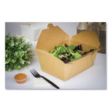 GEN Reclosable Kraft Take-Out Box, 110 oz, Paper, 160/Carton (GENPAPERBOX4) Case of 160