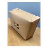 GEN Reclosable Kraft Take-Out Box, 110 oz, Paper, 160/Carton (GENPAPERBOX4) Case of 160