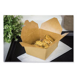 GEN Reclosable Kraft Take-Out Box, 30 oz, Paper, 450/Carton (GENPAPERBOX1) Case of 450