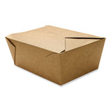 GEN Reclosable Kraft Take-Out Box, 110 oz, Paper, 160/Carton (GENPAPERBOX4) Case of 160