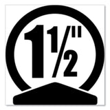 Avery® Flexi-View Binder with Round Rings, 3 Rings, 1.5" Capacity, 11 x 8.5, Navy Blue (AVE17638) Each