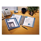 Avery® Flexi-View Binder with Round Rings, 3 Rings, 1.5" Capacity, 11 x 8.5, Black (AVE17637) Each