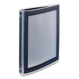 Avery® Flexi-View Binder with Round Rings, 3 Rings, 0.5" Capacity, 11 x 8.5, Black (AVE15767) Each