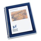 Avery® Flexi-View Binder with Round Rings, 3 Rings, 0.5" Capacity, 11 x 8.5, Navy Blue (AVE15766) Each