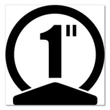 Avery® Hanging Storage Flexible Non-View Binder with Round Rings, 3 Rings, 1" Capacity, 11 x 8.5, Red (AVE14803) Each