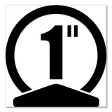 Avery® Hanging Storage Flexible Non-View Binder with Round Rings, 3 Rings, 1" Capacity, 11 x 8.5, Green (AVE14802) Each