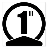 Avery® Hanging Storage Flexible Non-View Binder with Round Rings, 3 Rings, 1" Capacity, 11 x 8.5, Black (AVE14801) Each