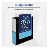 Avery® Heavy-Duty Non Stick View Binder with DuraHinge and Slant Rings, 3 Rings, 3" Capacity, 11 x 8.5, Black, (5600) (AVE05600) Each