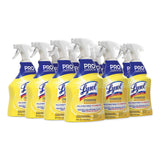 Professional LYSOL® Brand Advanced Deep Clean All Purpose Cleaner, Lemon Breeze, 32 oz Trigger Spray Bottle, 12/Carton (RAC00351) Case of 12