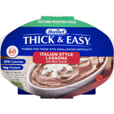 Thick & Easy® Purees Thickened Food 7 oz. Tray Italian Style Beef Lasagna Flavor Puree IDDSI Level 2 Mildly Thick (797224_CS) 7/CS