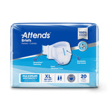 Attends® Unisex Incontinence Brief X-Large Disposable Heavy Absorbency (959160_BG) 20/BG