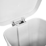 McKesson Trash Can 52 Quart / 13 gal. White Plastic Rectangular (1223698_EA) 1/EA